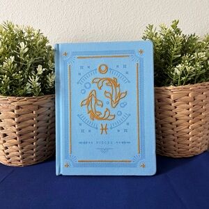 Pisces Hardcover Cloth Embroidered Zodiac Journal